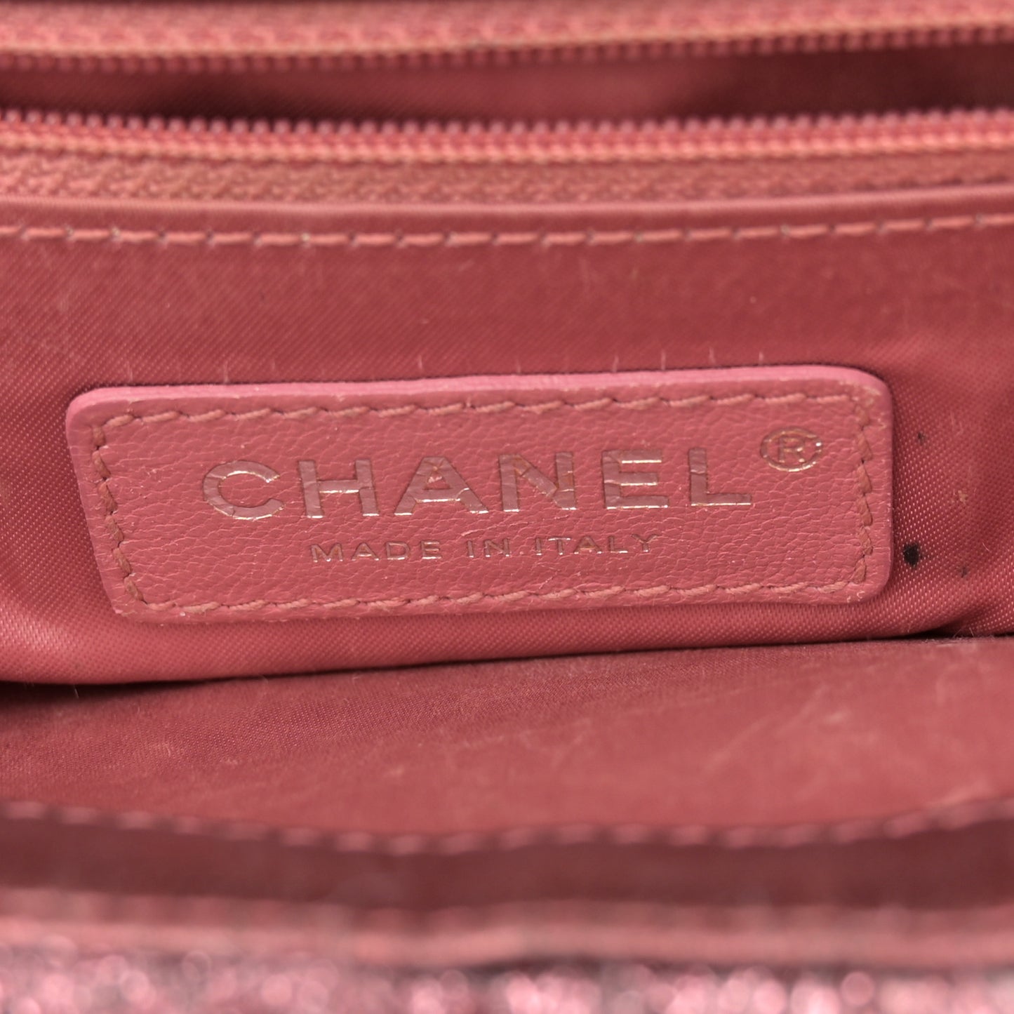 Lurex Knit Medium Pluto Glitter Flap Pink