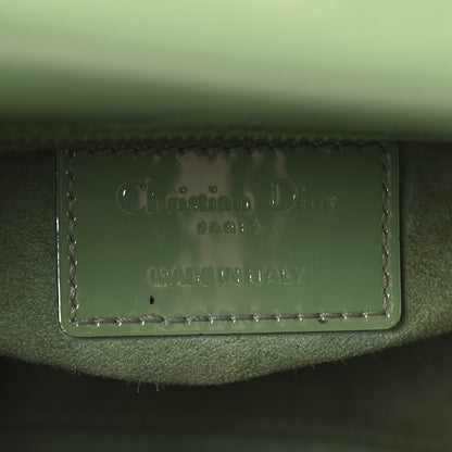 Christian Dior Patent Cannage Mini Lady Dior Mint Green 6 of 13