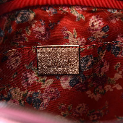 Gucci Laminated Nappa Trapuntata Small Zumi Shoulder Bag Rosa Lago Rame 5 of 8