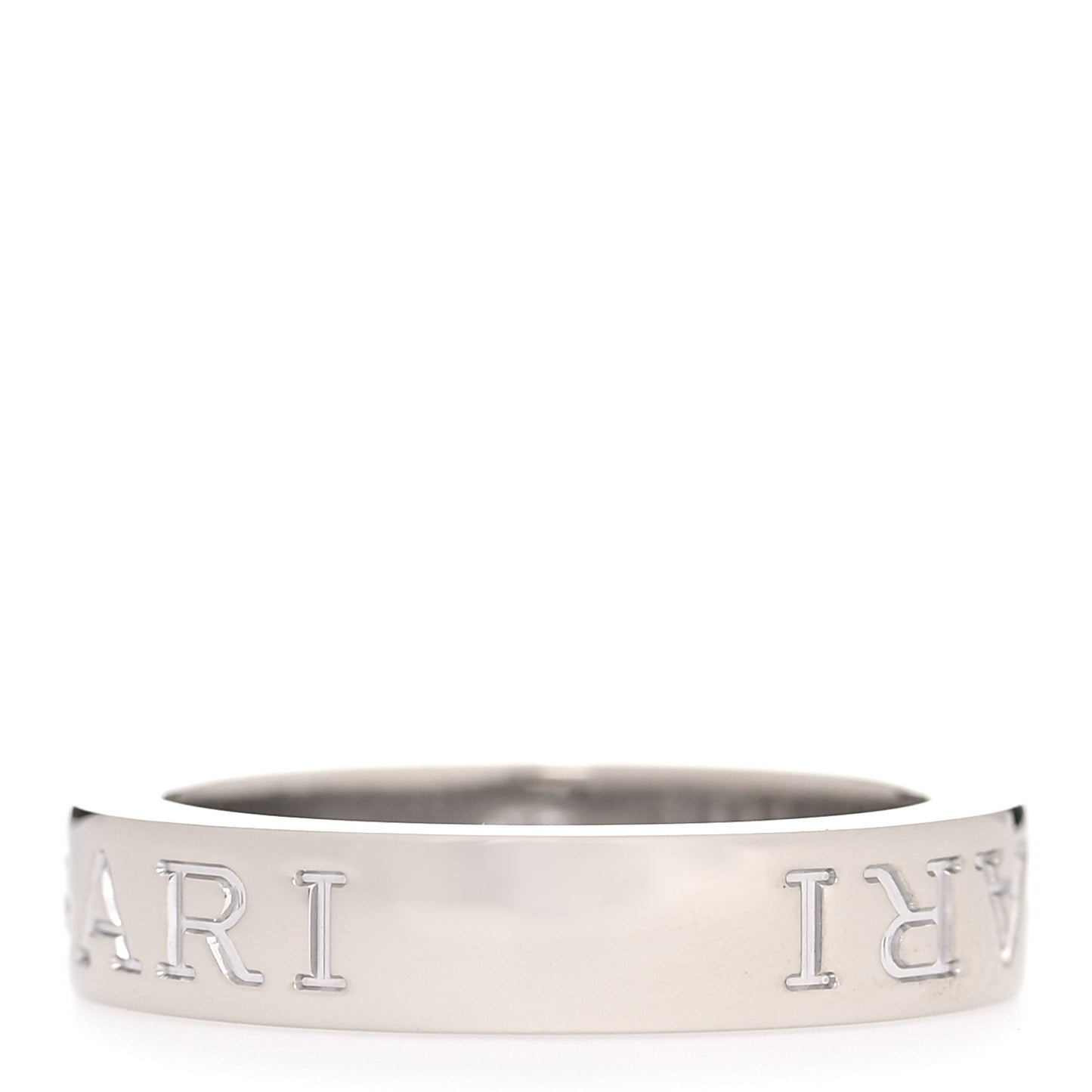 18K White Gold Diamond B.Zero1 Essential Band Ring 48 4.5