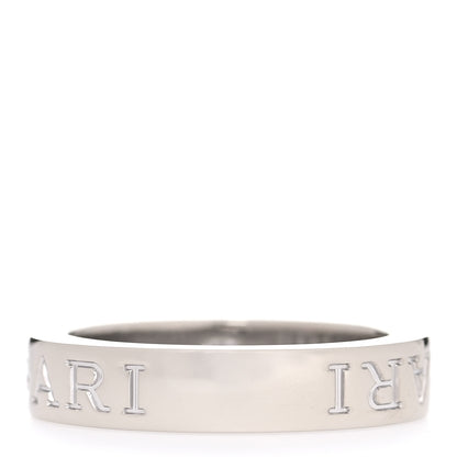 Bulgari 18K White Gold Diamond B.Zero1 Essential Band Ring 48 4.5 3 of 4