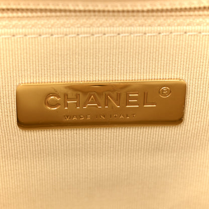 Chanel Lambskin Quilted Medium Chanel 19 Flap Light Beige 6 of 10
