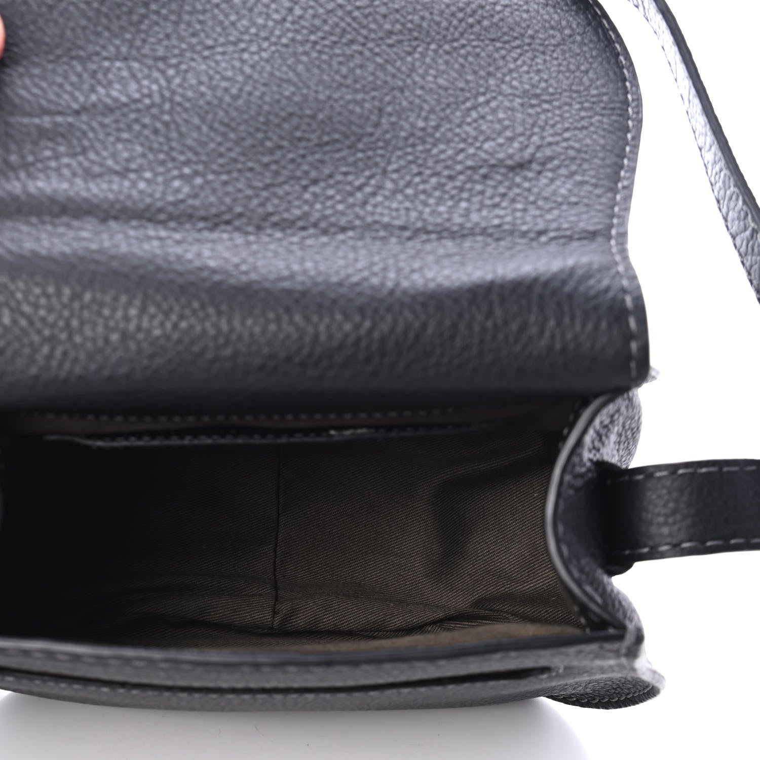 Chloe Calfskin Mini Marcie Round Crossbody Bag Black 4 of 4