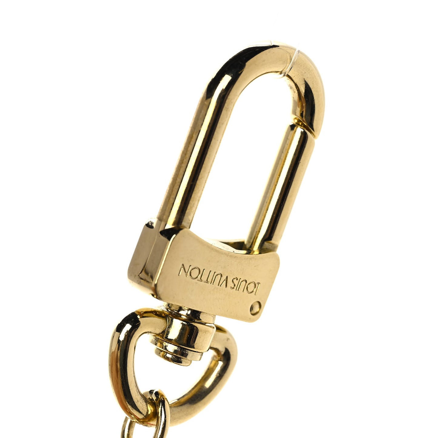 LV Tag Bag Charm Gold