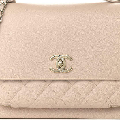 Chanel Caviar Quilted Large Business Affinity Flap Beige 8 of 15