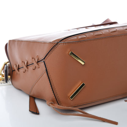 Loewe Calfskin Laced Puzzle Bag Tan 8 of 9