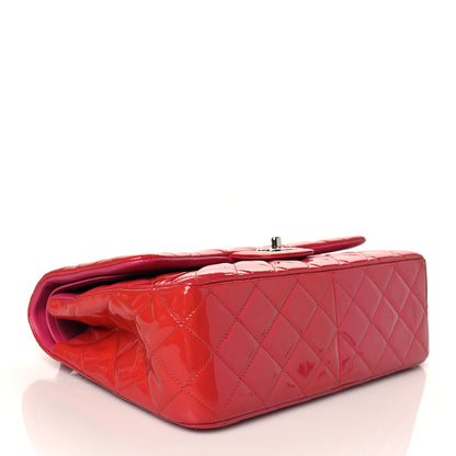 Chanel Patent Quilted Jumbo Double Flap Red 4 of 10