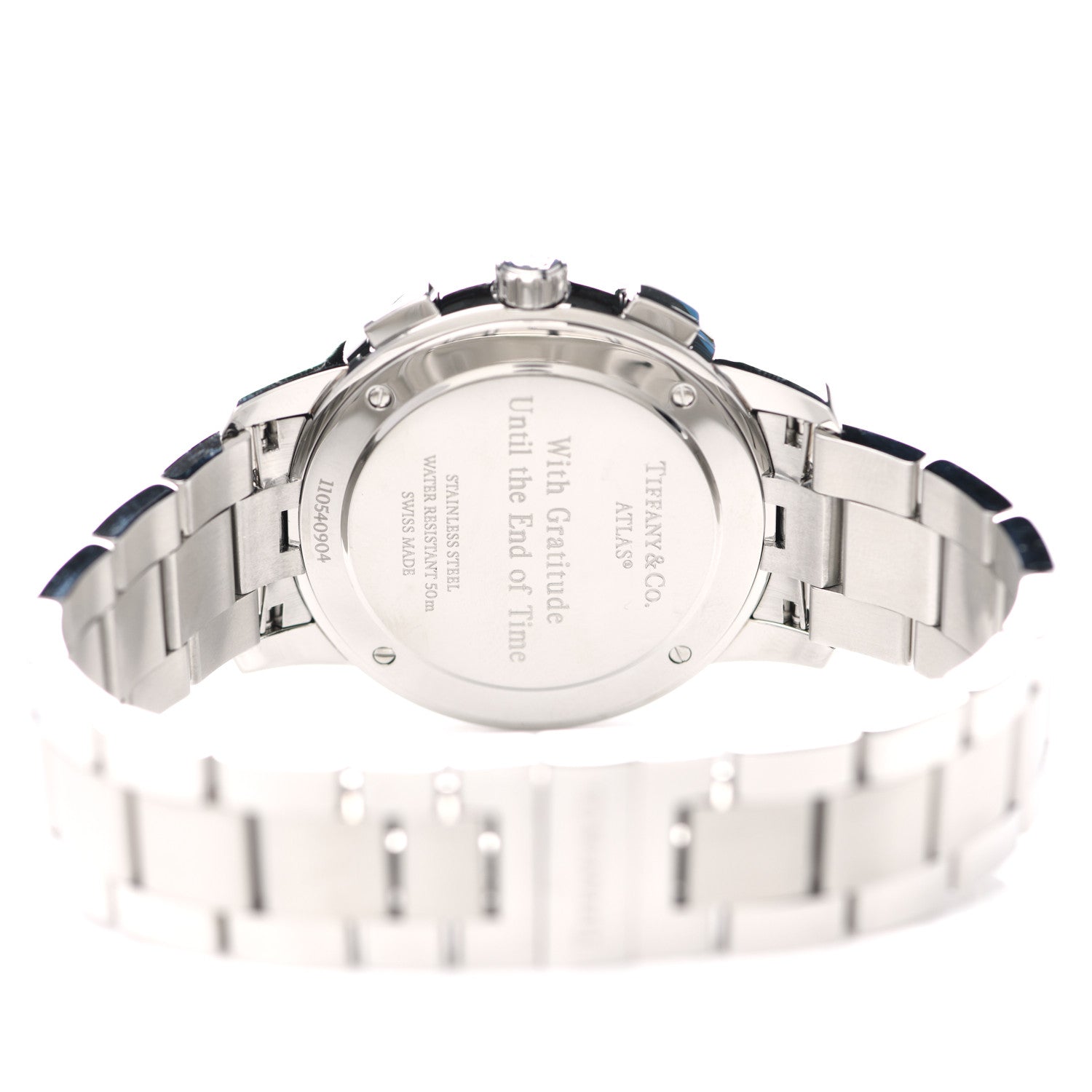 Tiffany Stainless Steel 42mm Atlas Chronograph Quartz Watch 4 of 5