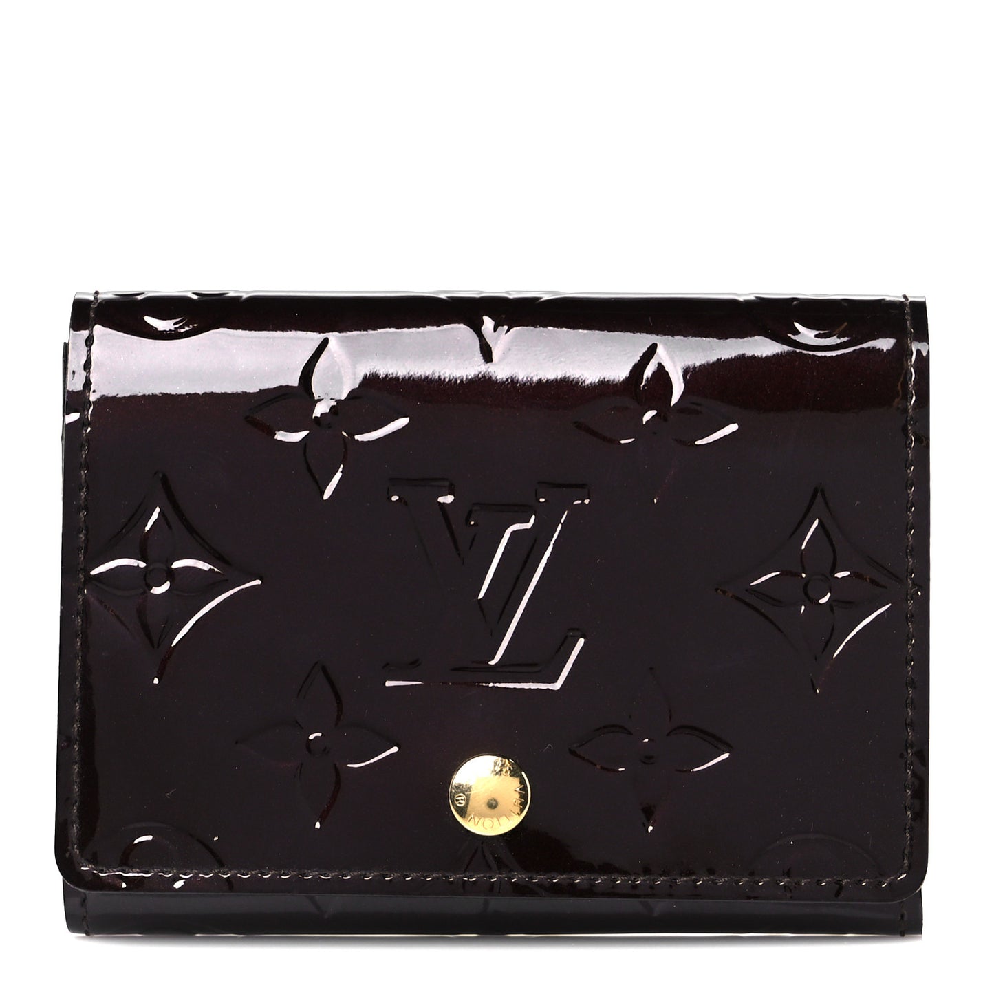 Vernis Business Card Holder Amarante