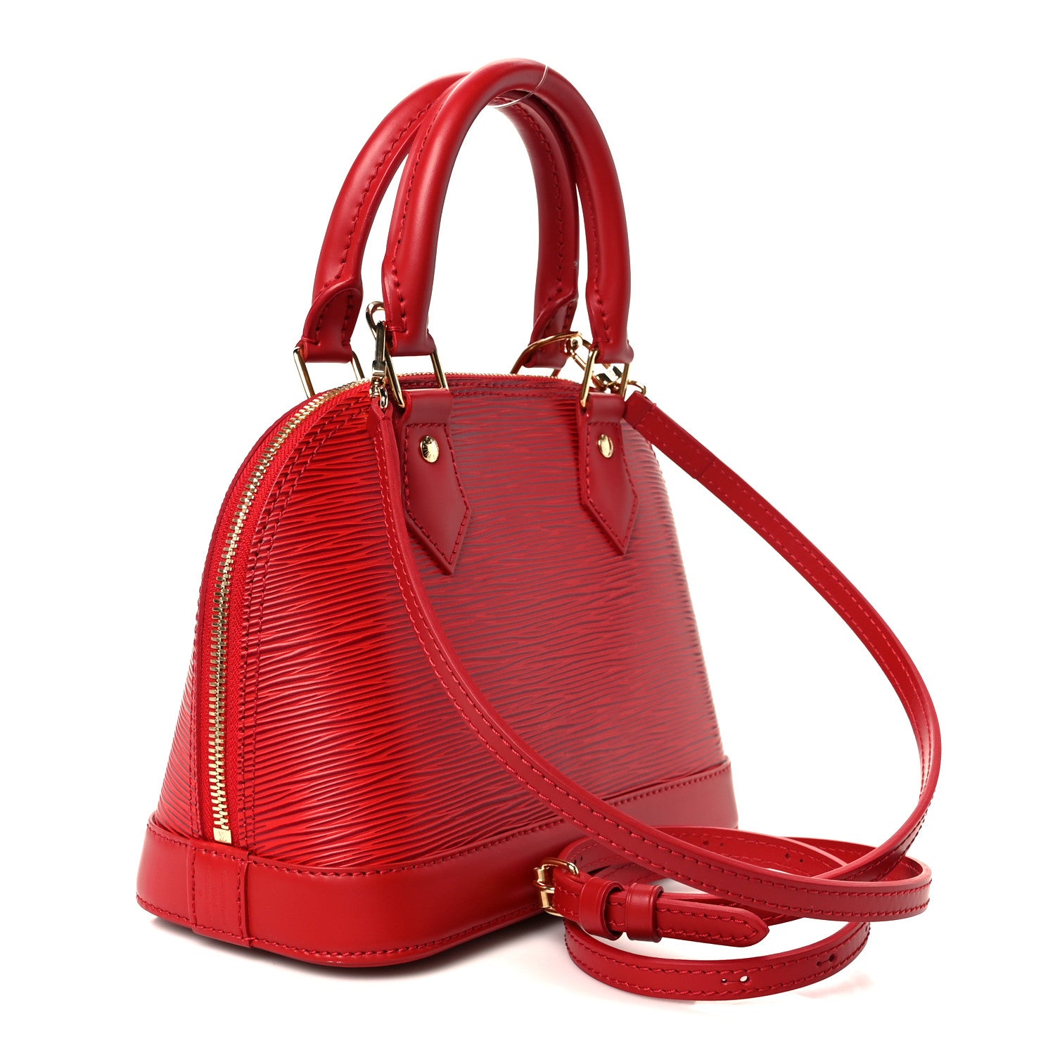 Louis Vuitton Epi Alma BB Castillan Red 3 of 13