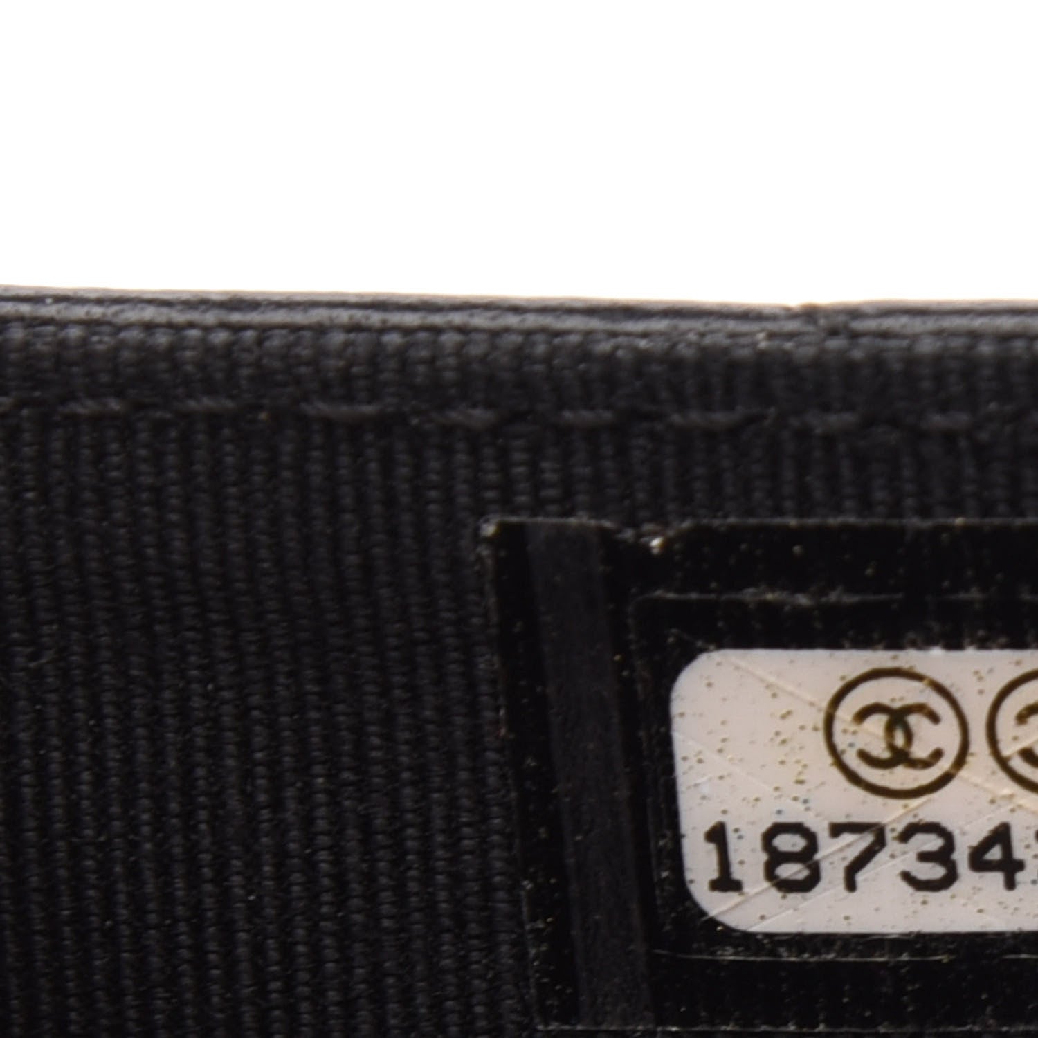 Chanel Lambskin Quilted Flap Card Holder Black 7 of 7