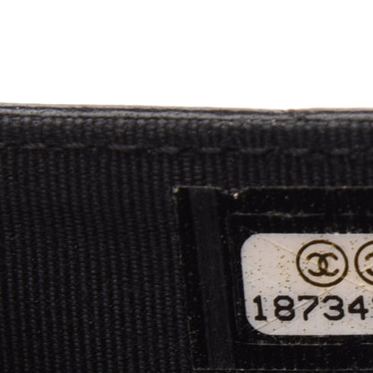 Chanel Lambskin Quilted Flap Card Holder Black 7 of 7