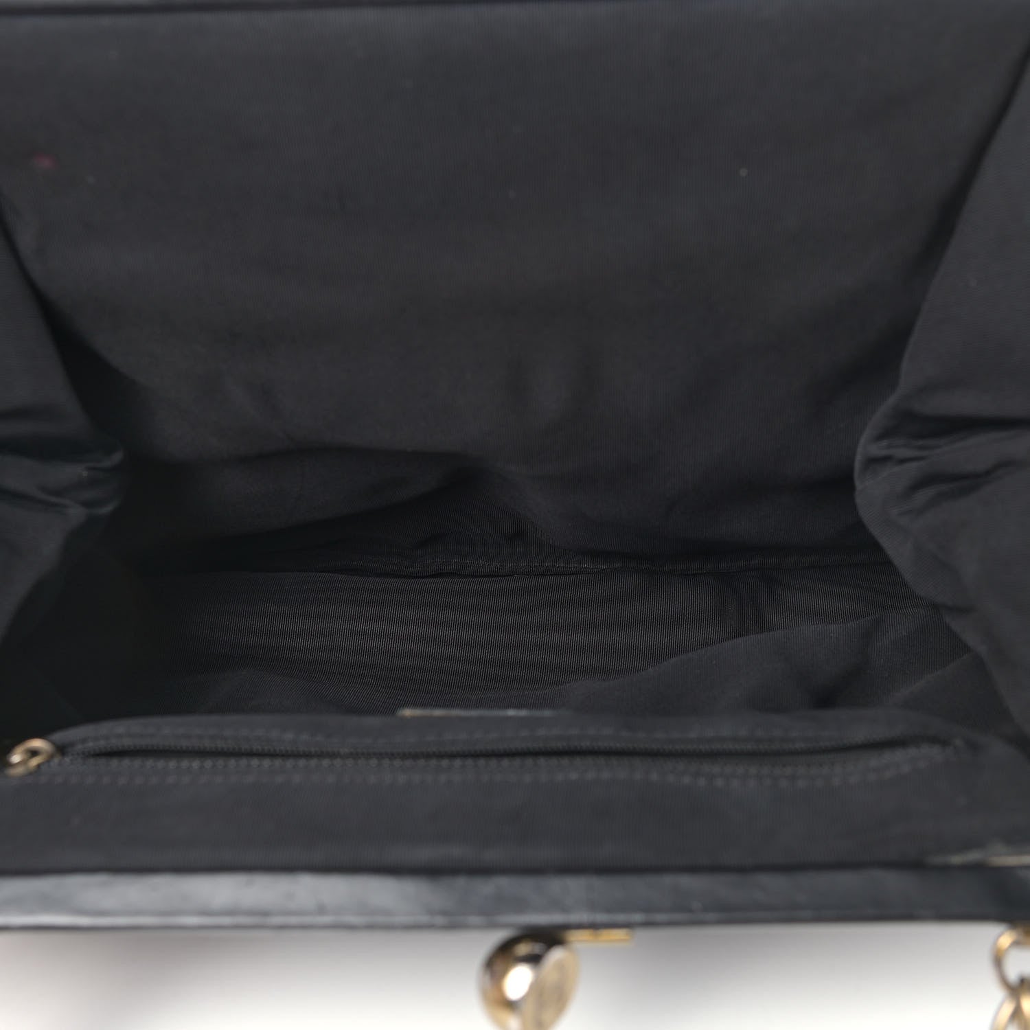 Chanel Glazed Calfskin Kisslock Frame Bag Black 5 of 16