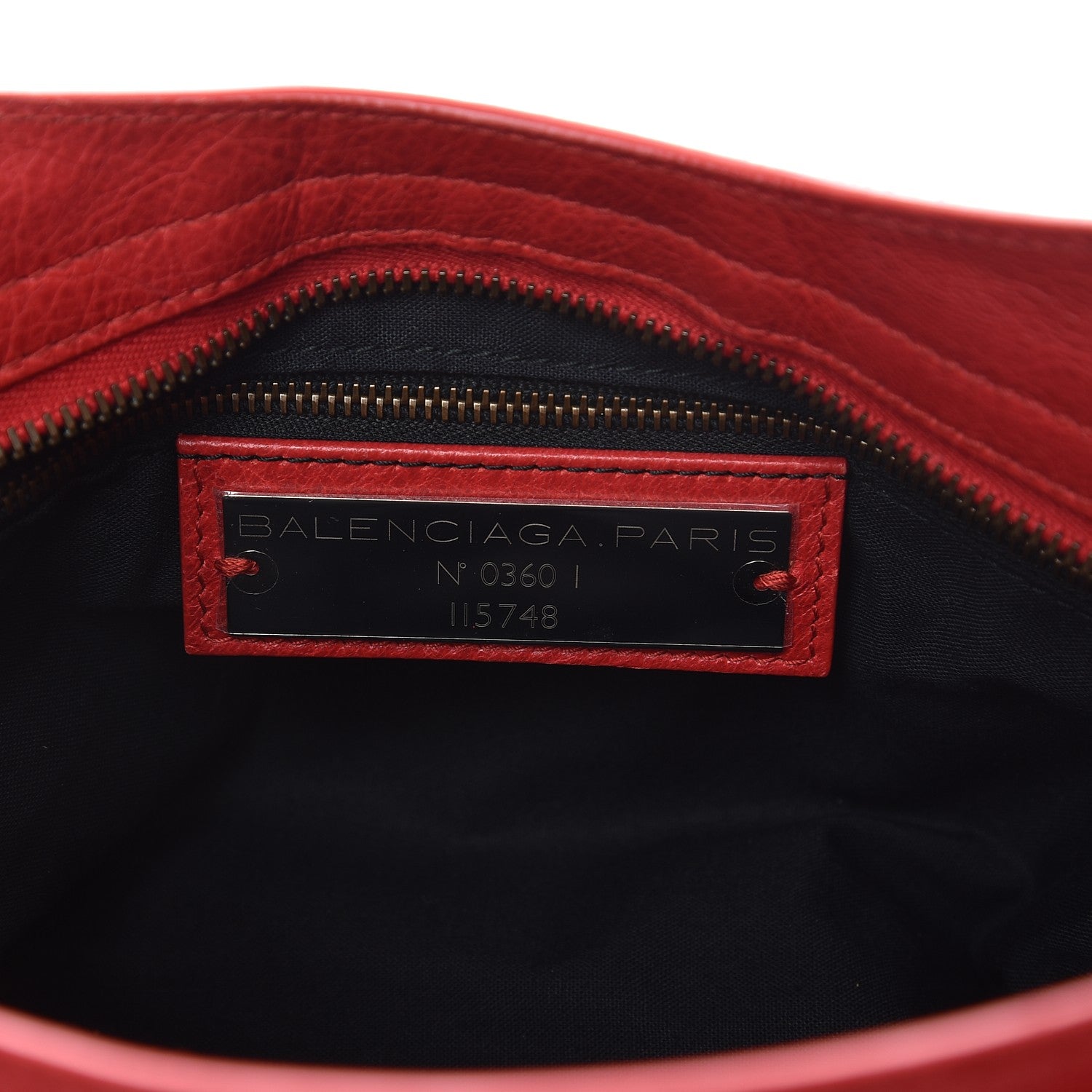 Balenciaga Agneau Classic Hardware City Rouge Cardinal 7 of 11