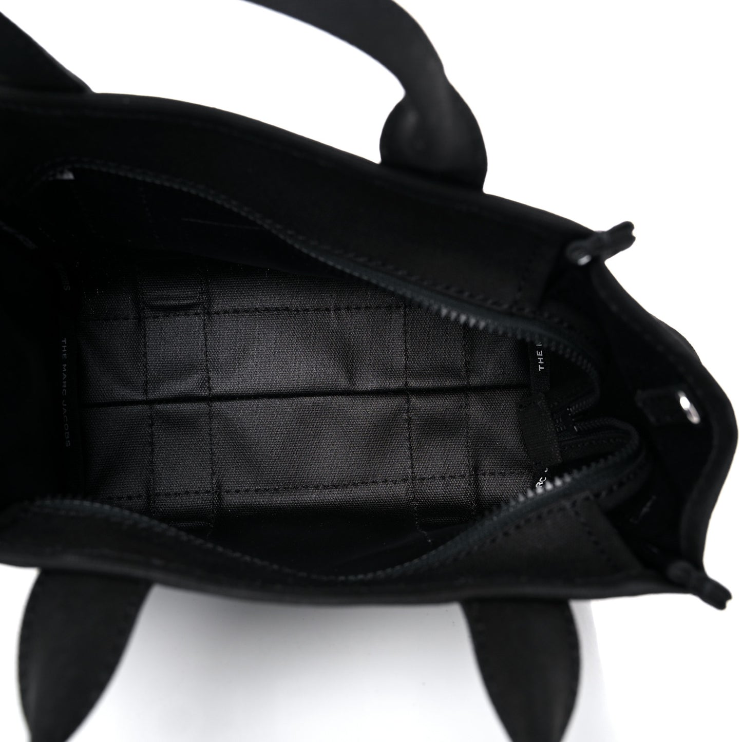 Cotton Canvas Mini The Traveler Tote Bag Black