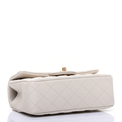 Chanel Caviar Quilted Mini Top Handle Rectangular Flap Beige 4 of 11