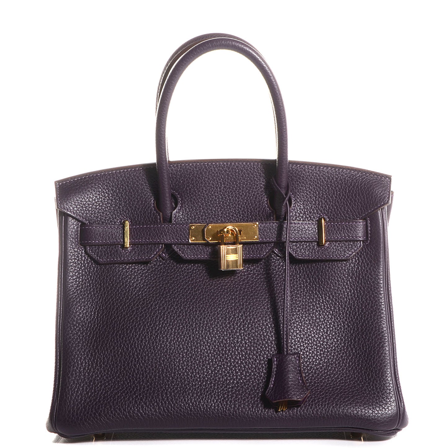 Taurillon Clemence Birkin 30 Raisin