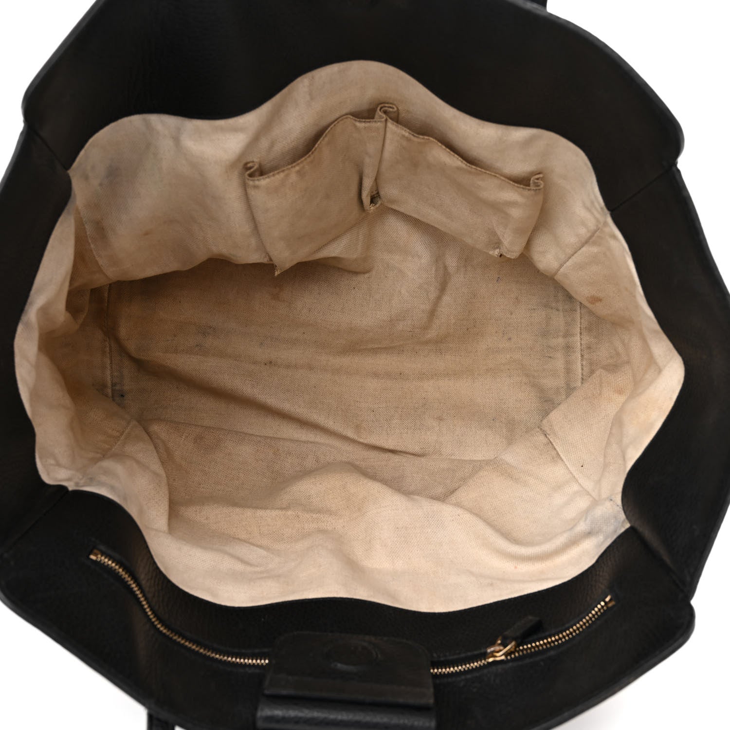 Gucci Pebbled Calfskin Medium Swing Tote Black 5 of 21