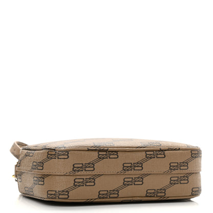 Balenciaga Coated Canvas BB Monogram Small Signature Camera Bag Beige Brown 4 of 10
