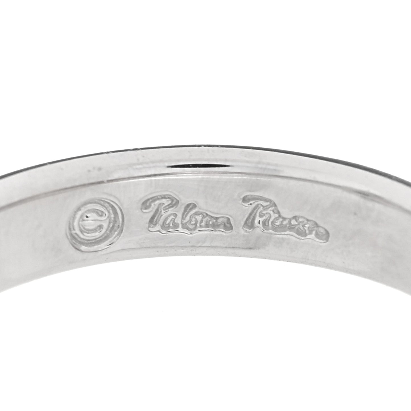 18K White Gold Diamond Paloma Picasso Jolie Flower Ring 49 5