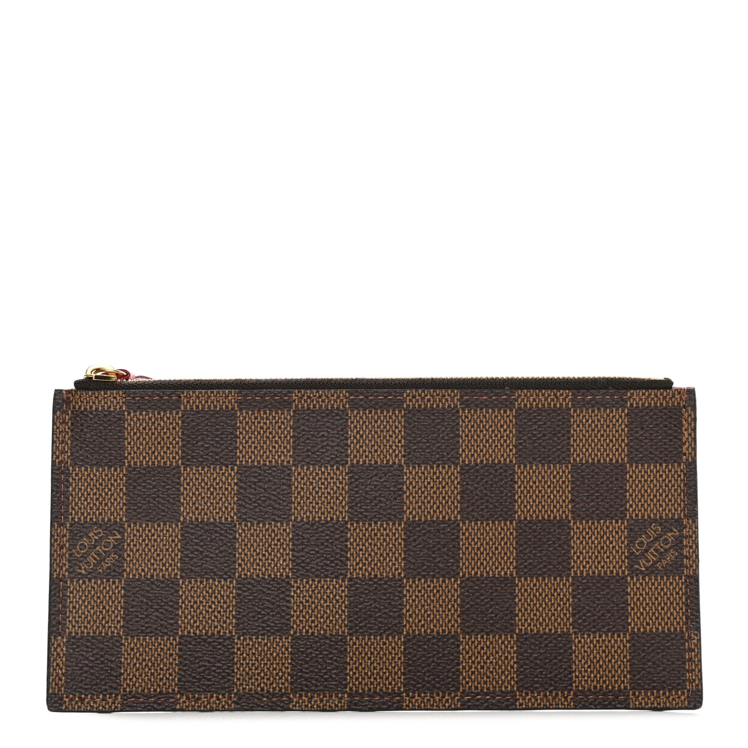 Louis Vuitton Damier Ebene Felicie Chain Wallet Zippered Insert 1 of 6