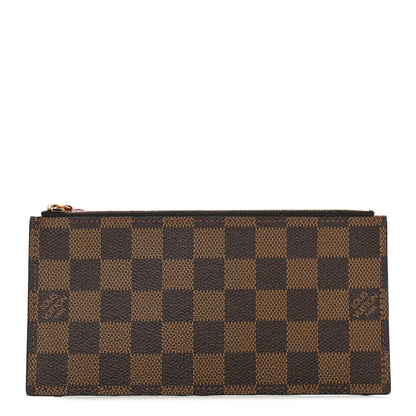 Louis Vuitton Damier Ebene Felicie Chain Wallet Zippered Insert 1 of 6