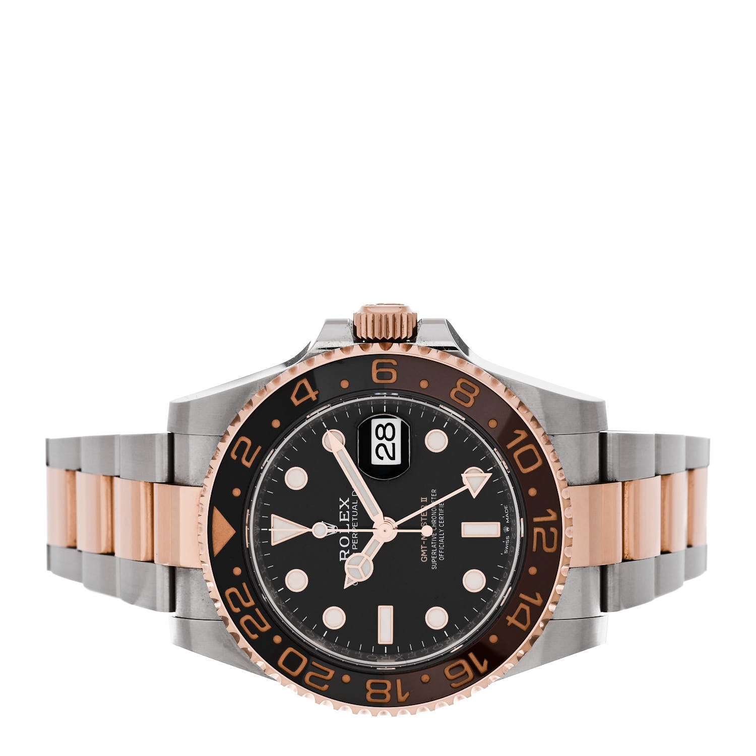 Rolex Stainless Steel 18K Everose Gold 40mm GMT-Master II Root Beer Watch 126711CHNR 2 of 5