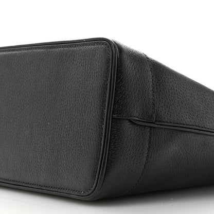Gucci Textured Dollar Calfskin Medium Ophidia Shoulder Tote Bag Black 11 of 11