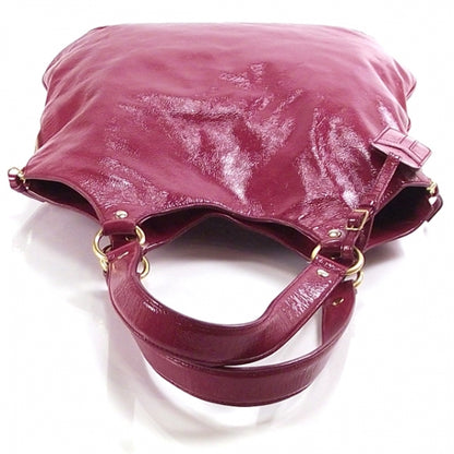 Saint Laurent Patent Tribute Tote Red 7 of 14