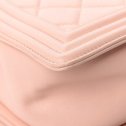 Chanel Calfskin Quilted New Medium Boy Flap Light Pink 12 of 17