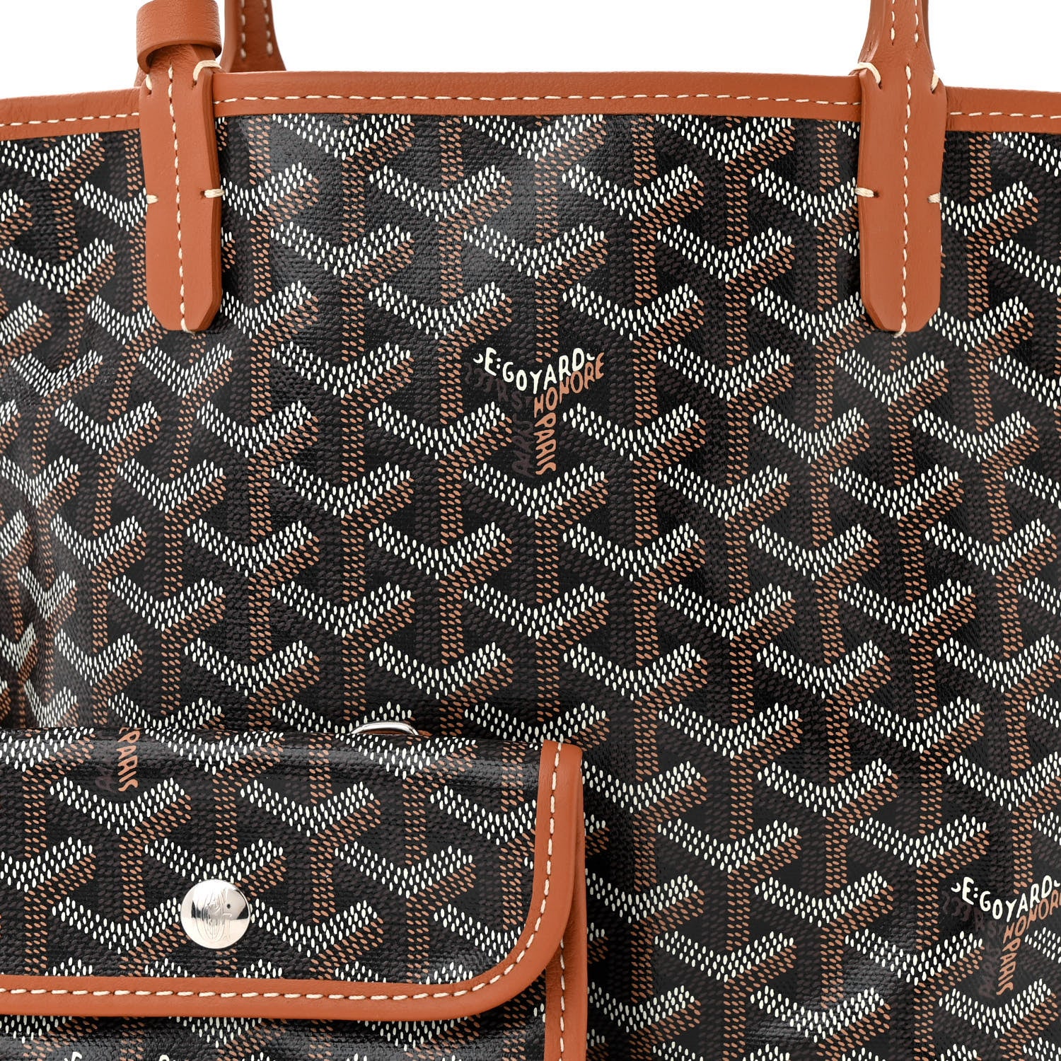 Goyard Goyardine Reversible Mini Anjou Black Gold 14 of 18
