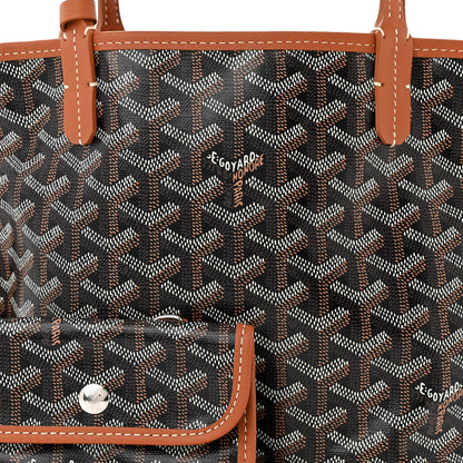 Goyard Goyardine Reversible Mini Anjou Black Gold 14 of 18