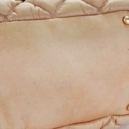 Chanel Lambskin Bubble Quilt Accordion Flap Beige 9 of 10