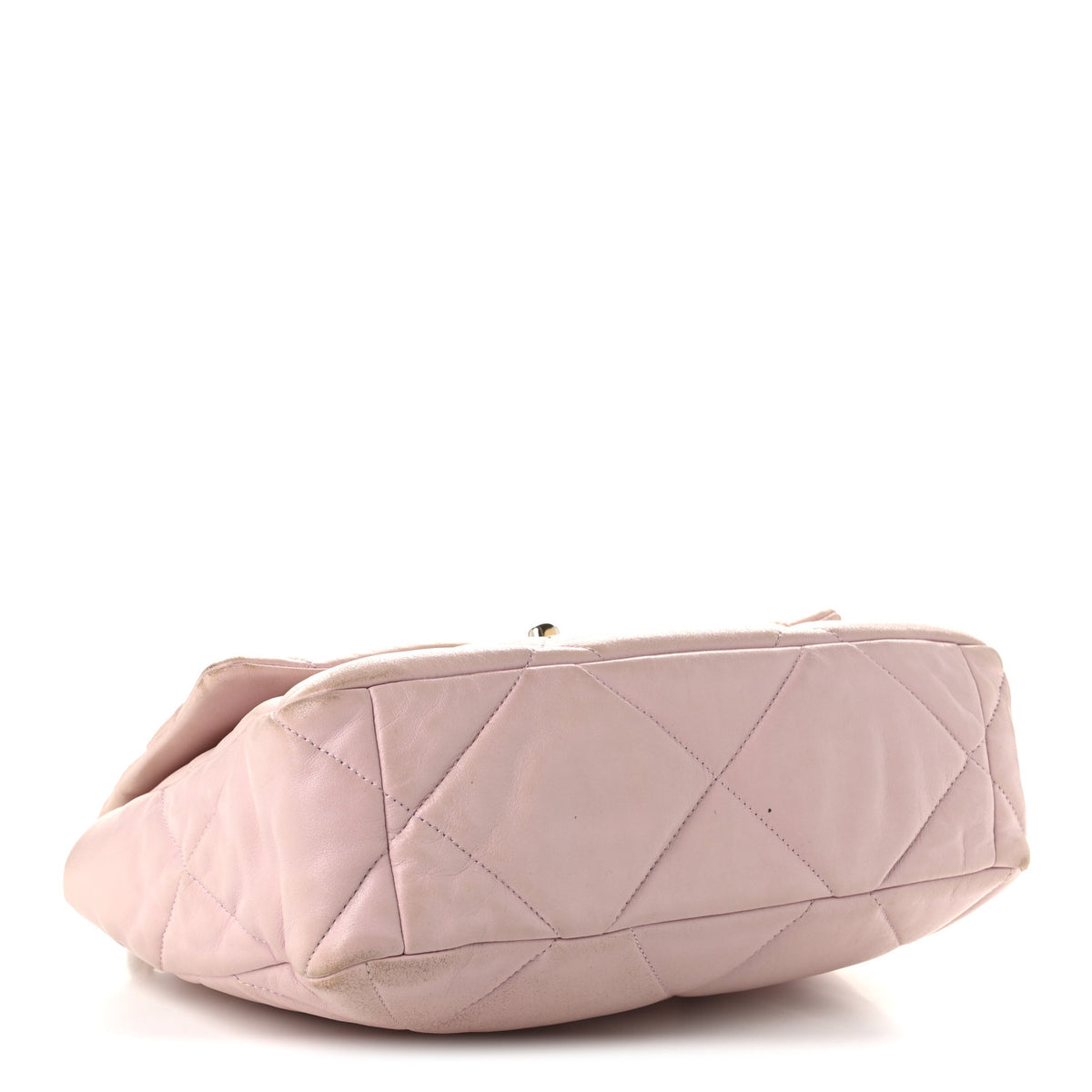 Chanel Lambskin Quilted Large Chanel 19 Flap Light Pink 3 of 15