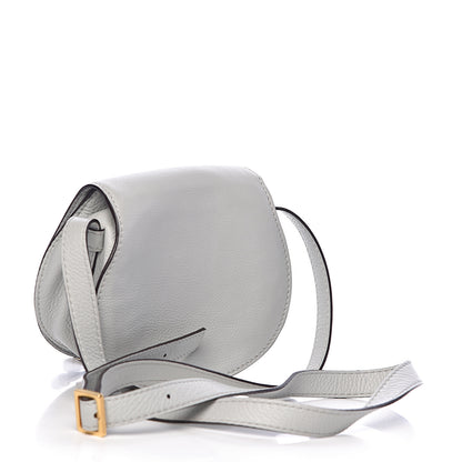 Chloe Calfskin Mini Marcie Round Crossbody Bag Airy Grey 3 of 10