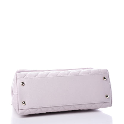 Chanel Caviar Quilted Small Coco Handle Flap Lilas Lilac 3 of 10