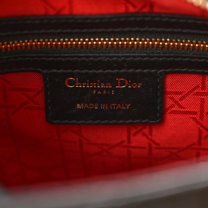Christian Dior Lambskin Cannage Medium Lady Dior Black 6 of 11