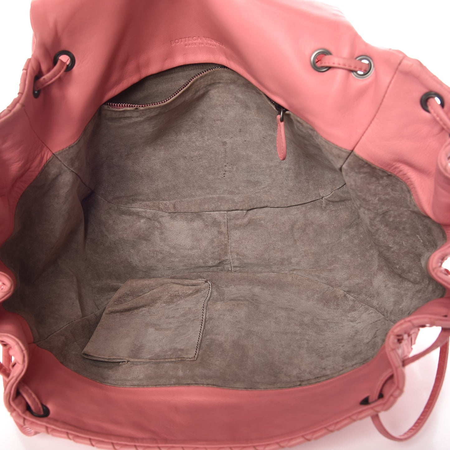 Nappa Intrecciato Messenger Bag Petal Pink