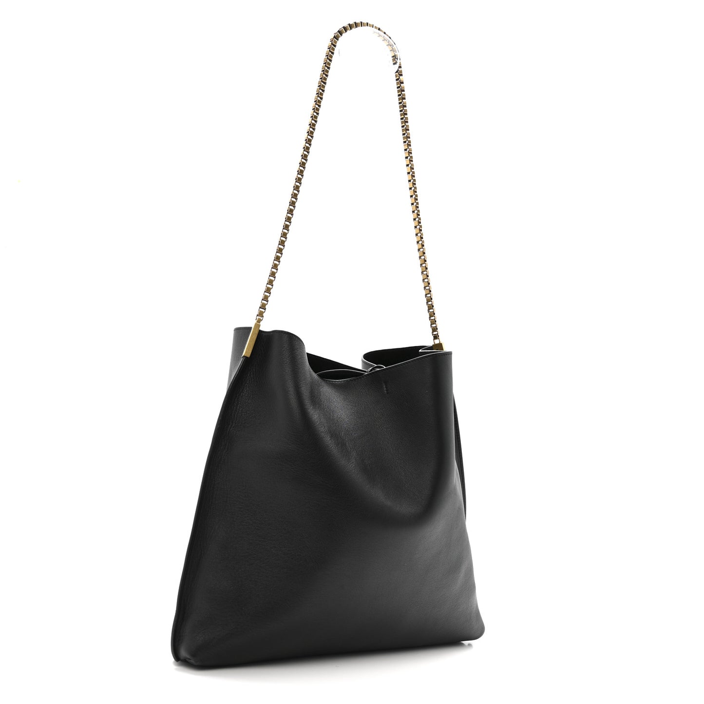 Calfskin Medium Suzanne Hobo Black