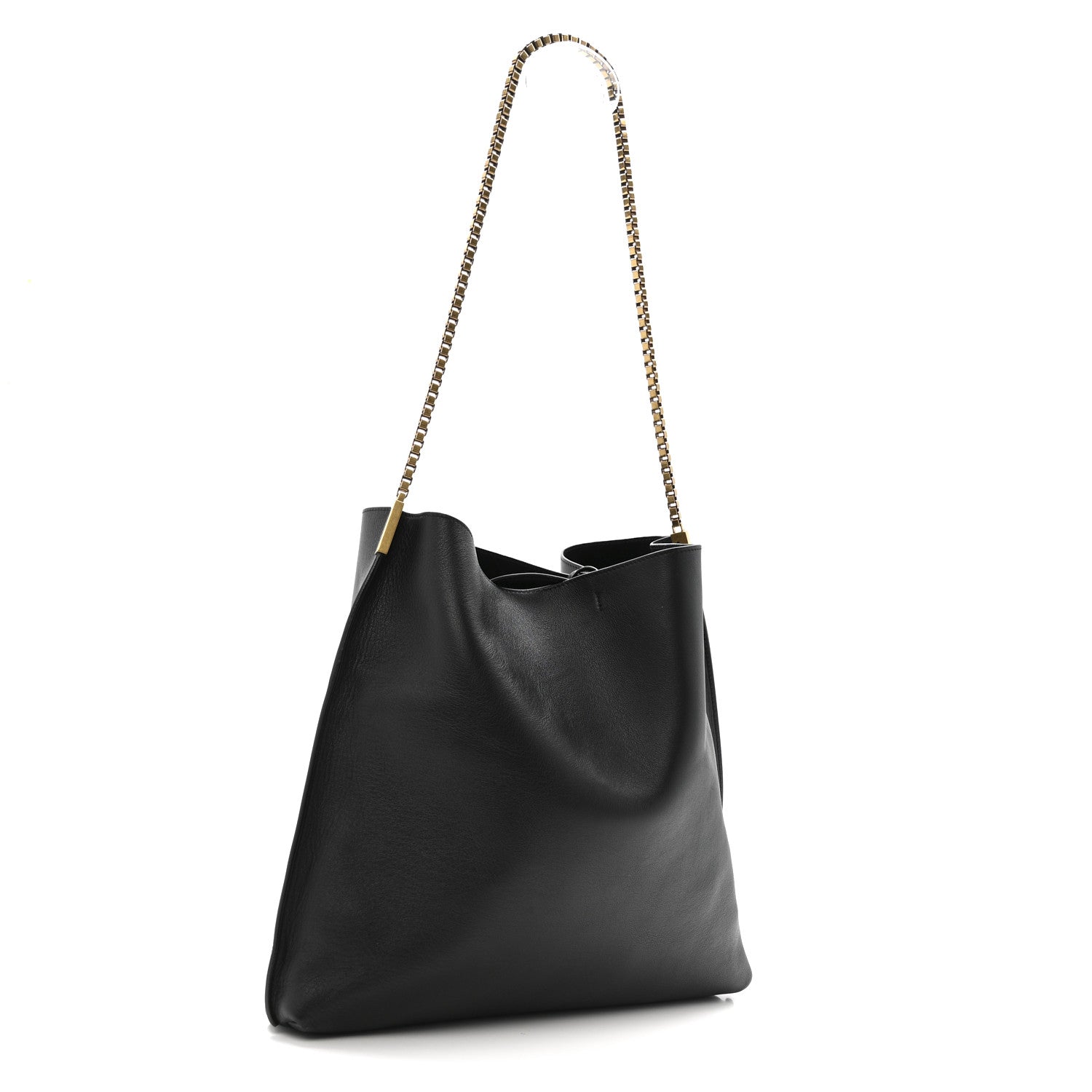 Saint Laurent Calfskin Medium Suzanne Hobo Black 4 of 12