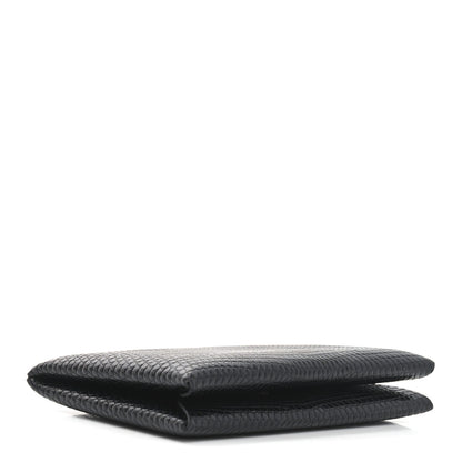Hermes Lizard Calvi Card Case Black 4 of 8