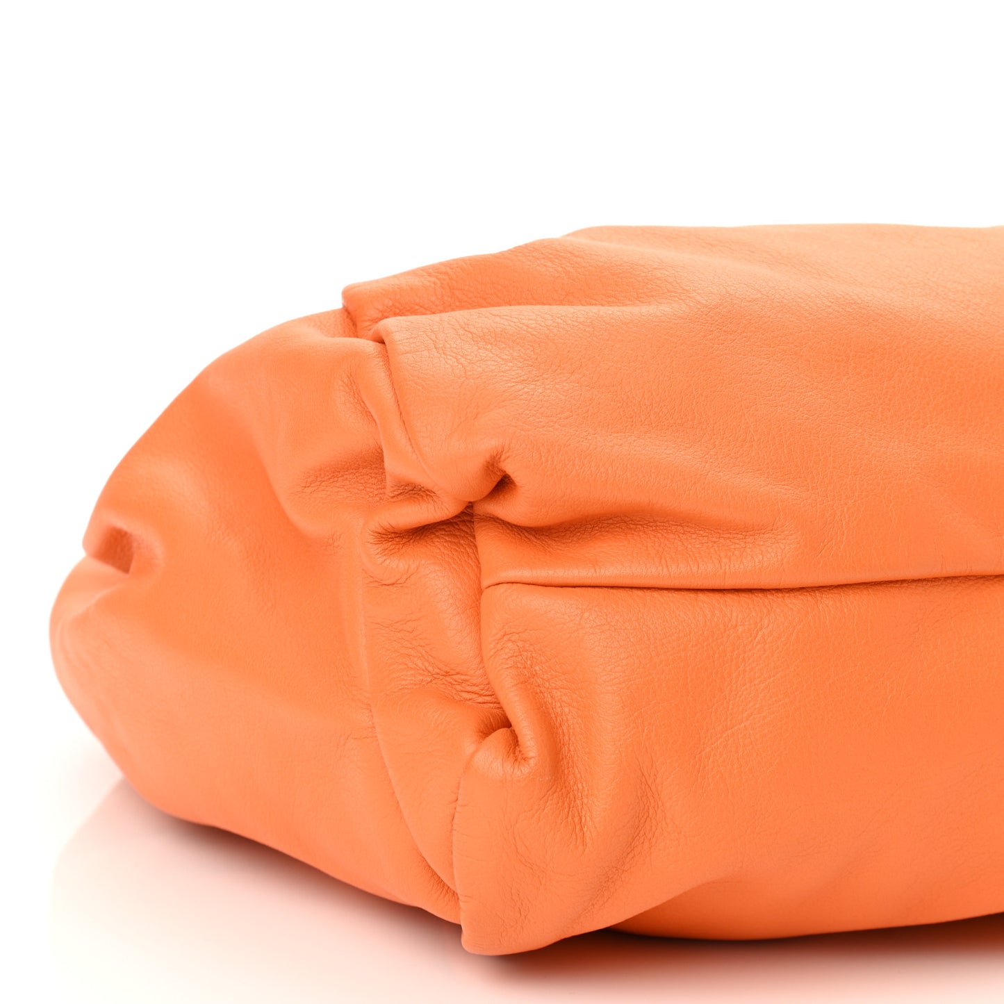 Smooth Butter Calfskin Small The Shoulder Pouch Light Orange