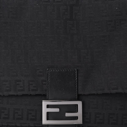 Fendi Zucchino Mama Baguette Black 10 of 10