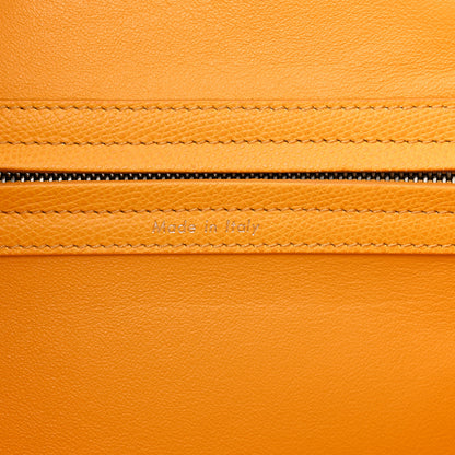 Celine Grained Calfskin Medium Phantom Luggage Saffron 6 of 14