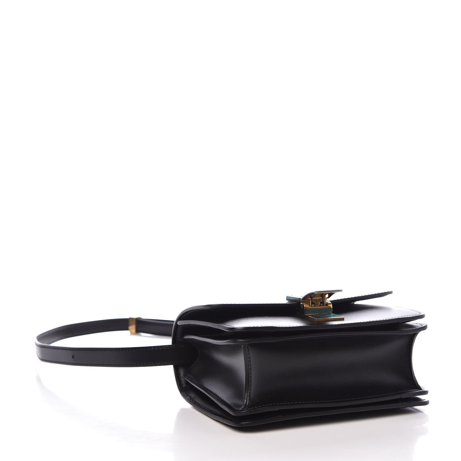 Celine Box Calfskin Small Classic Box Flap Bag Black 4 of 7