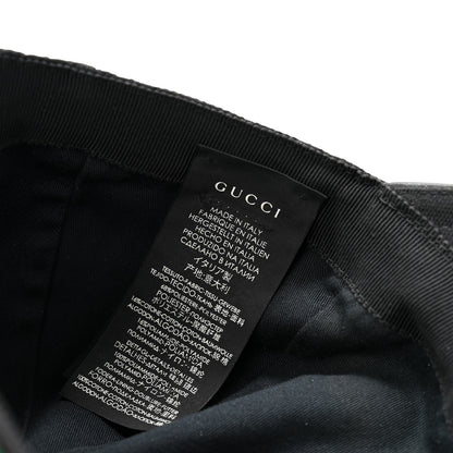 Gucci Monogram Web Baseball Hat M Black 8 of 9
