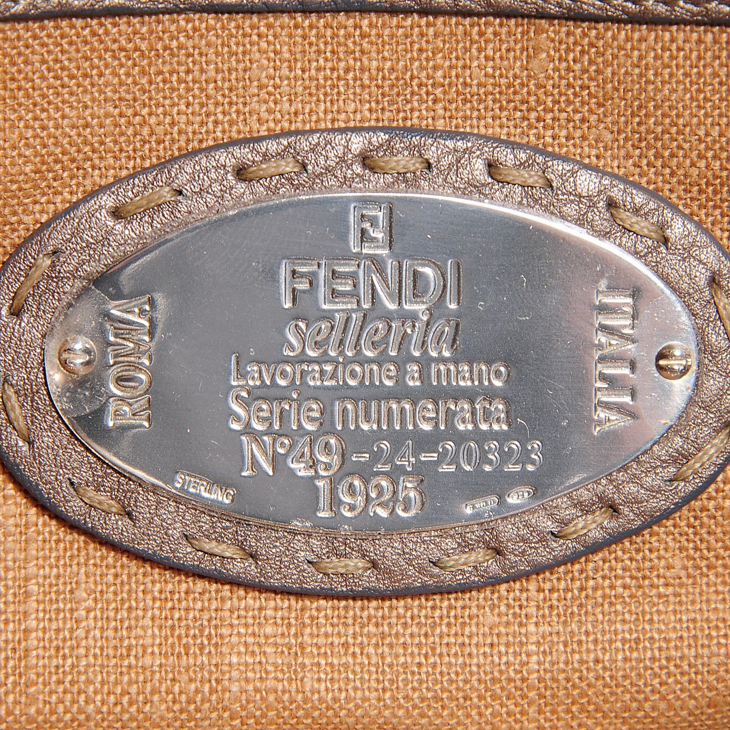 Fendi Cuoio Romano Selleria Sporty Peltro 6 of 7
