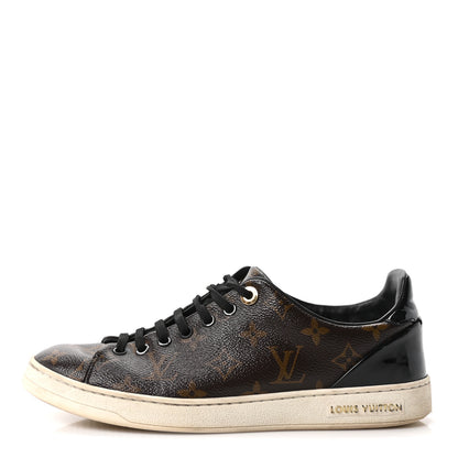 Louis Vuitton Patent Monogram Frontrow Sneakers 40 1 of 9