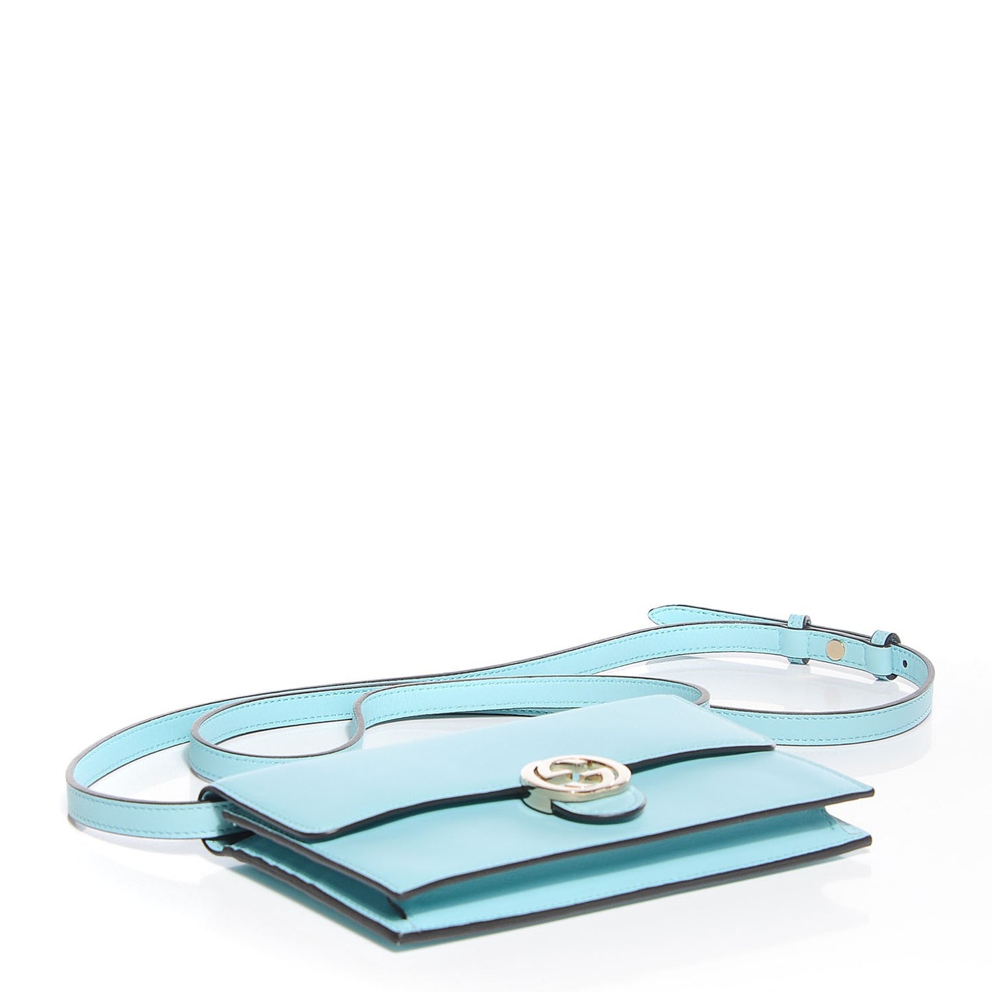 Moon Calfskin Icon Wallet Ocean Wave