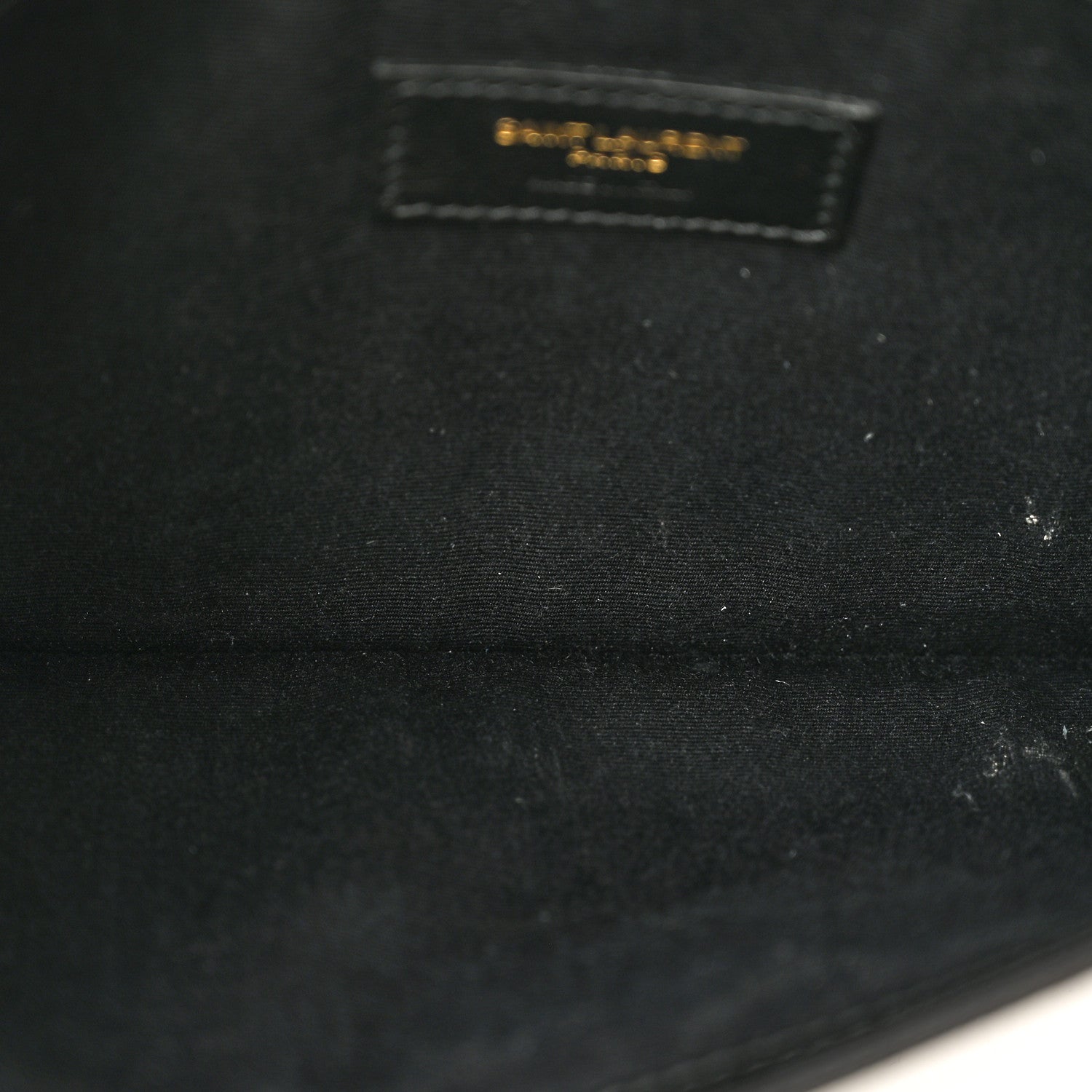 Saint Laurent Grain De Poudre Uptown Pouch Black 5 of 7